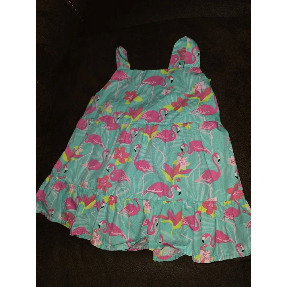 Gymboree tropical paradise flamingo outfit top skort size‎ 7